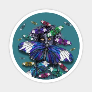 Strange butterflies Magnet